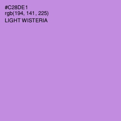 #C28DE1 - Light Wisteria Color Image
